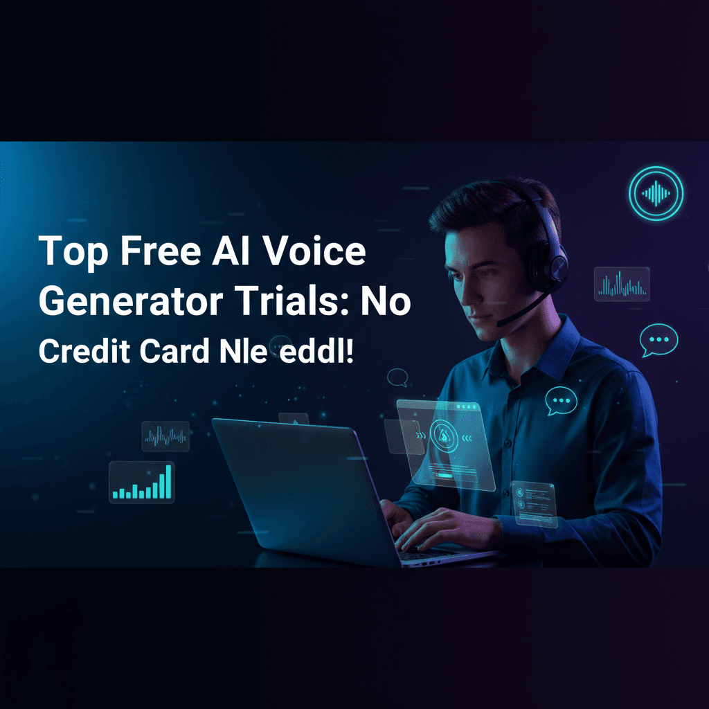 Top Free AI Voice Generator Trials: No Credit Card Needed!